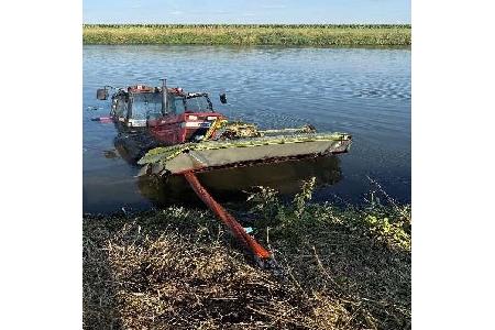 Traktor in Weser