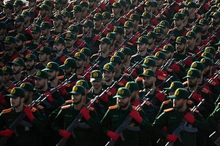 Irans Revolutionsgarden sehen sich angeblich im Vorteil. (Archivbild)