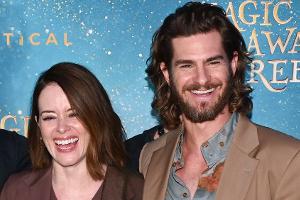 Filmpremiere mit Claire Foy: Andrew Garfield bleibt beim langen Haar