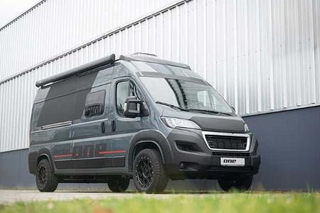 Rocket One L Campervan Außenansicht seitlich Peugeot Boxer weiß