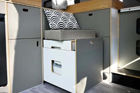 Rocket Camper One L Innenraum Möbelbaudetail