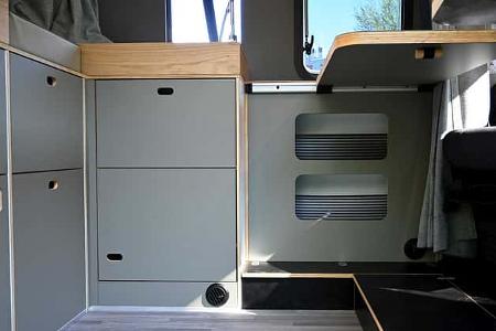 Rocket Camper One L Innenraum Möbelbaudetail