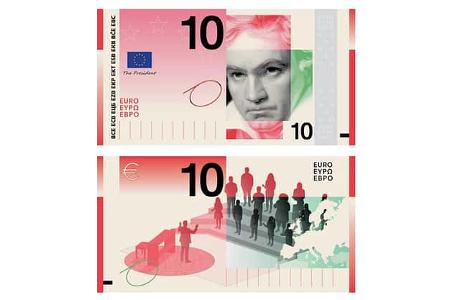 Neue Euro-Banknoten-Designs