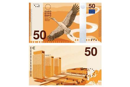 Neue Euro-Banknoten-Designs
