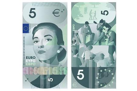 Neue Euro-Banknoten-Designs