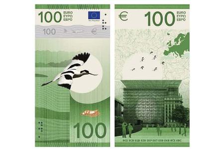 Neue Euro-Banknoten-Designs