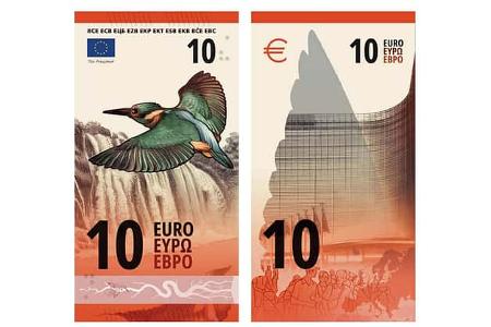 Neue Euro-Banknoten-Designs