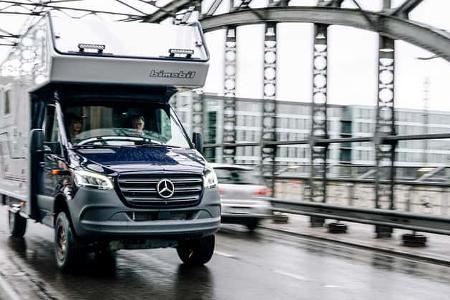 Bimobil LB 365 Wohnmobil Frontansicht mit Mercedes Sprinter Fahrerhaus