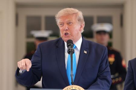 US-Präsident Trump hatte den Plan öffentlich gemacht.