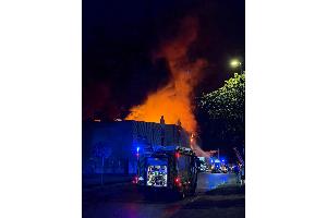 Großbrand Wäscherei in Bad Säckingen