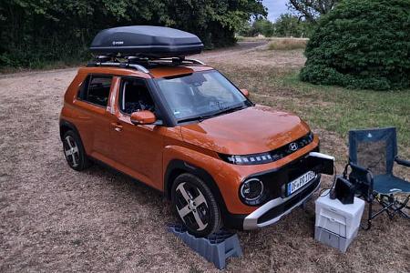Hyundai Inster Setup für Car-Camping