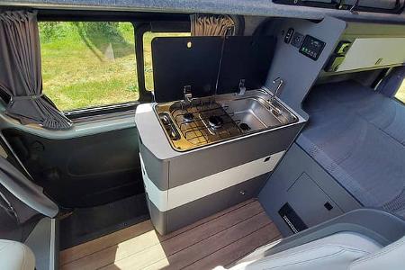 Campingbus, Dreamer Cap Easy, Dreamer, Küchenblock, Innenraum, Spüle