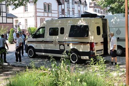 Seitenansicht, Sven Hedin, Westfalia, Jubiläumsedition, Sondermodell, Retro
