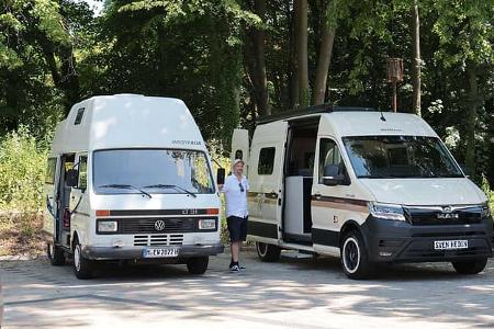 Frontansicht, Sven Hedin, Westfalia, Jubiläumsedition, Sondermodell, Retro