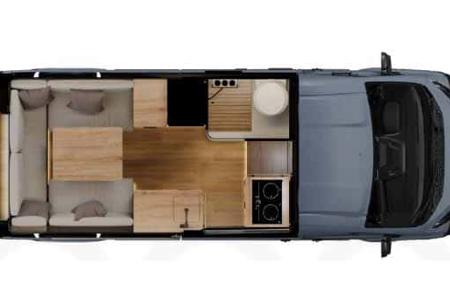 Grundriss, Nomade Nation Space, Campingbus