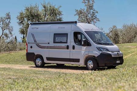 Außenansicht, Giottilaue Giottivan 54 TY Be Young, Campingbus