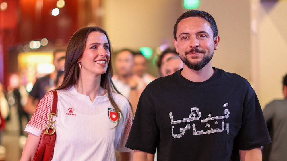 Princess Rajwa and Prince Hussein Attend Jordan’s World Cup Opener in San Francisco