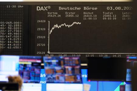 Der deutsche Börsen-Leitindex hat erstmals die Marke der 26.000 Punkte geknackt. 