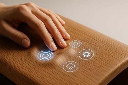 Touchscreen aus Holz