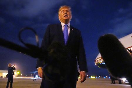 US-Präsident Donald Trump war mehrfach zwischen Drohungen und Ankündigungen von Verhandlungslösungen hin- und hergewechselt.