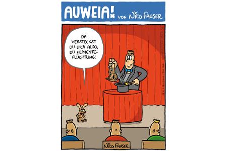 Alltäglicher Humor und Vögel