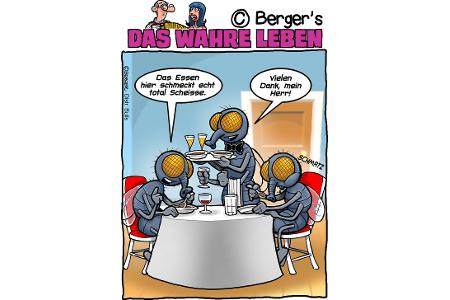 Cartoons mit wahren Lebensgeschichten
