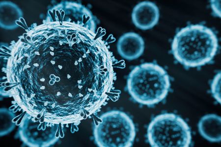 Digitales Bild von Viren