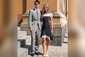 Graf Nikolai und Benedikte Thoustrup: Stylischer Fashion-Week-Auftritt