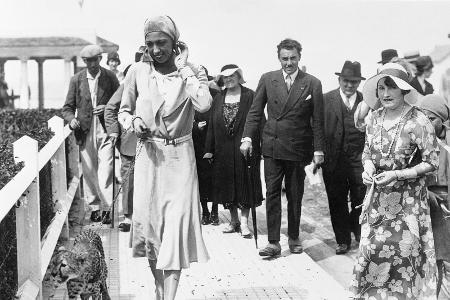 Josephine Baker und Gepard Chiquita