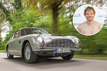 Ed Sheeran muss Strafe zahlen, weil sein Aston Martin nicht versichert war