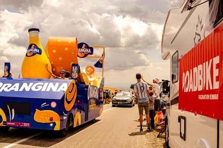 Werbekarawane bei der Tour de France 2026 in den Vogesen, Ahorn Camp A690