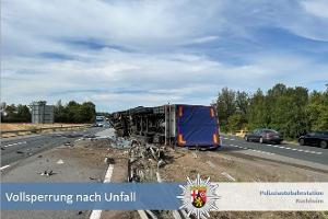 umgekippter LKW