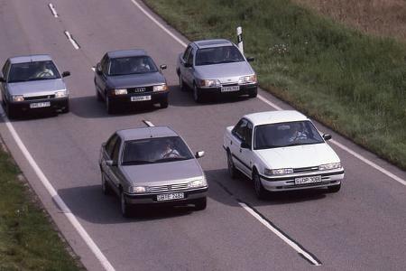 Mittelklasse-Vergleichstest auto motor und sport 21+22/1987