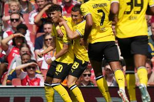Star-Neuzugang Karetsas trifft: Dortmund schlägt Arsenal