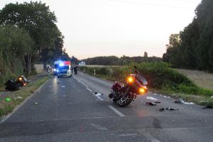 Aufnahme des Unfalls in Ratingen-Breitscheid. Foto: Polizei Mettmann