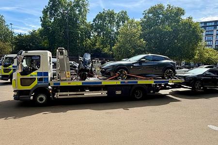 Auto-Razzia London August 2026