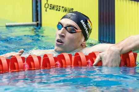 Schwimm-EM: Märtens holt mit Staffel erste Becken-Medaille