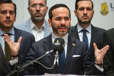 Der kolumbianische Präsident Abelardo de la Espriella wurde erst am Freitag vereidigt. 