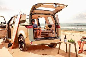 ID Buzz, California Cruise Rendering, Camper, Elektro, Van