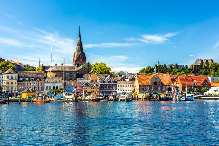 Skyline von Flensburg