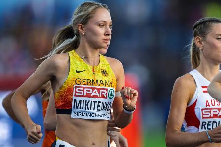 5000 m: Mikitenko kämpft sich auf Platz 14