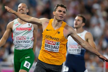 Starker Bredau erreicht EM-Finale über 400 m