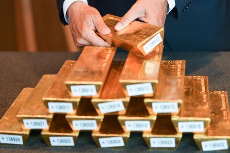 Die Bundesbank verwaltet die Goldreserven des deutschen Staates. (Archivbild)