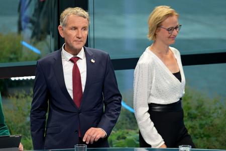 Die thüringische BSW-Politikerin Katja Wolf steht für strikte Abgrenzung gegen die AfD. (Archivbild)