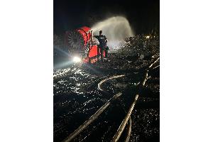 Das LUF war auch die ganze Nacht im Einsatz