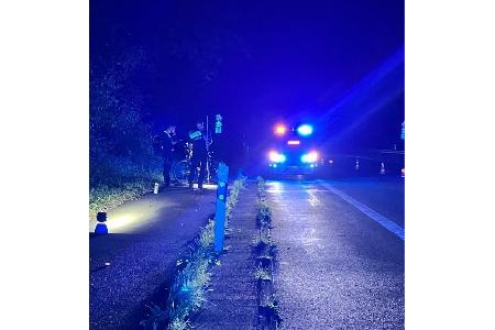 Unfallaufnahme auf dem Radweg