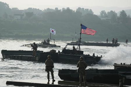 Das jährlich stattfindende gemeinsame Militärmanöver führt stets zu Vorwürfen Nordkoreas. (Archivbild) 