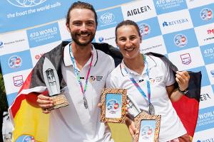 Segeln: Löffler/Hoerr holen WM-Silber im 470er-Mixed