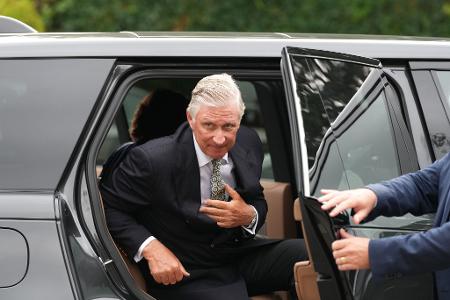 Der König informierte sich vor Ort. 
