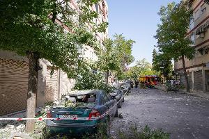 In Granada gab es bei einem weiteren mittelschweren Erdbeben vor allem Schäden durch herabfallende Fassaden- und Dachtrümmer. 
